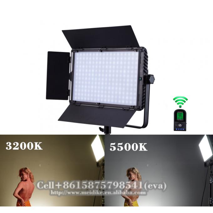El estudio video blanco frío de 5500K LED enciende 7000LM con pilas 95CRI 1