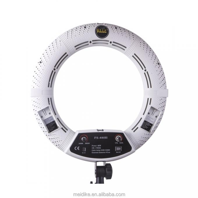 FD-480II fotografía anillo selfie relleno de luz vlogging video anillo de luz youtube con espejo 0