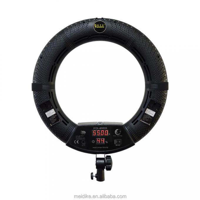 FD-480II fotografía anillo selfie relleno de luz vlogging video anillo de luz youtube con espejo 1